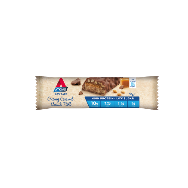 Atkins Creamy Caramel Crunch Roll Atkins Low Carb Expert